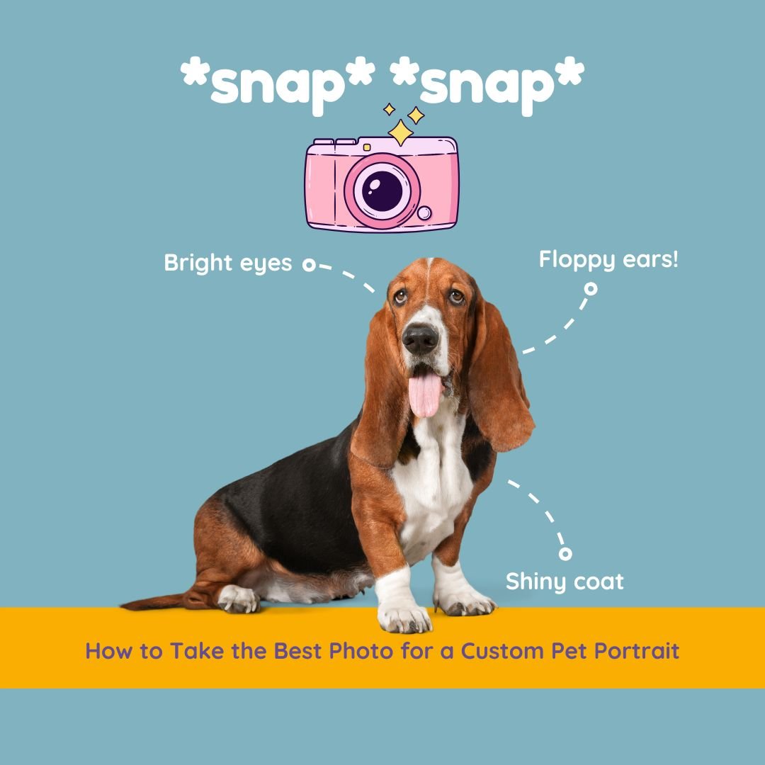 How to Take the Best Photo for a Custom Pet Portrait