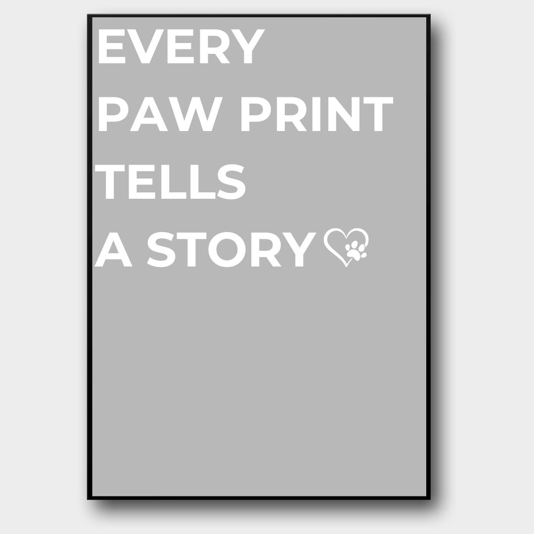 Every paw print tells a story
