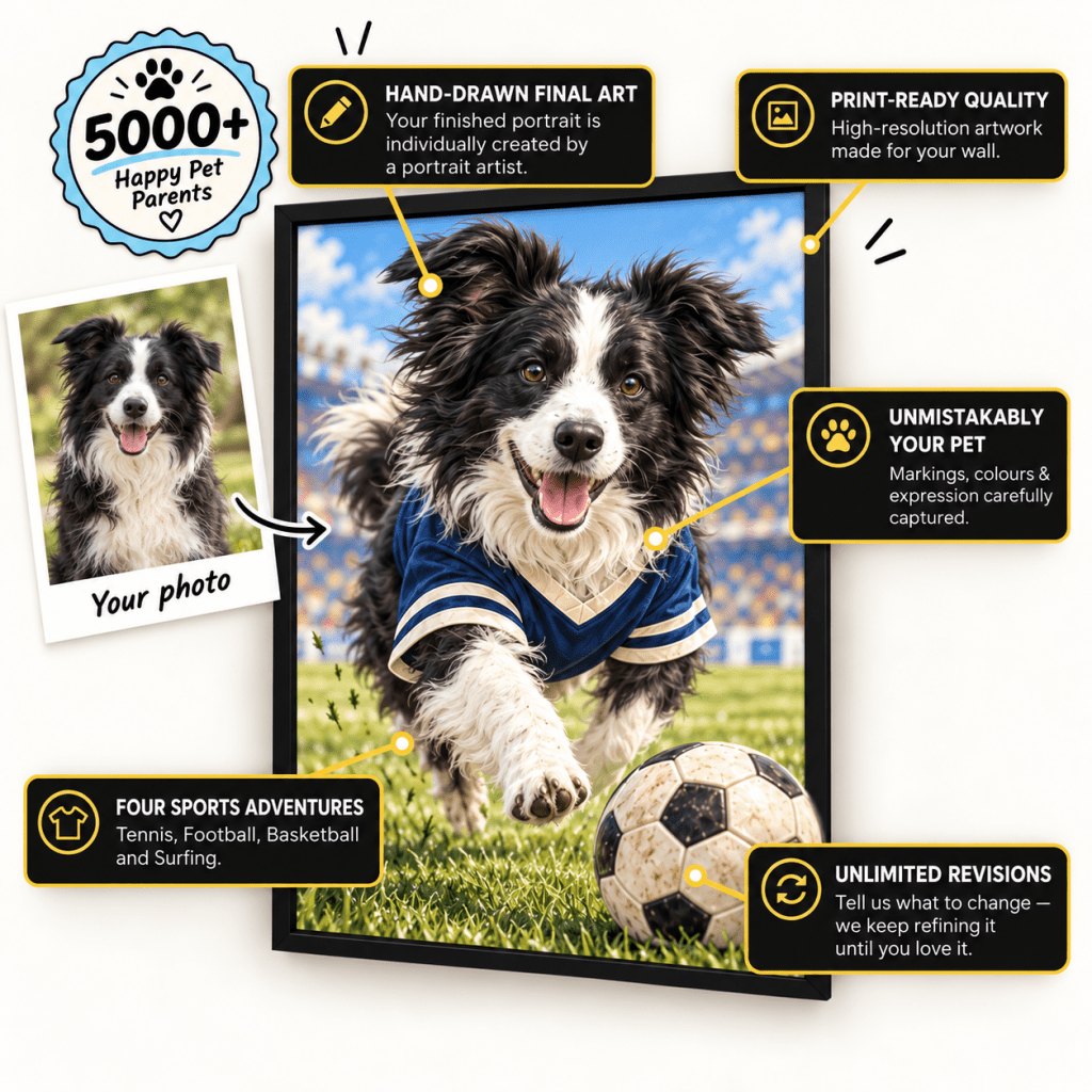 The Athlete Collection — Custom Pet Portraits