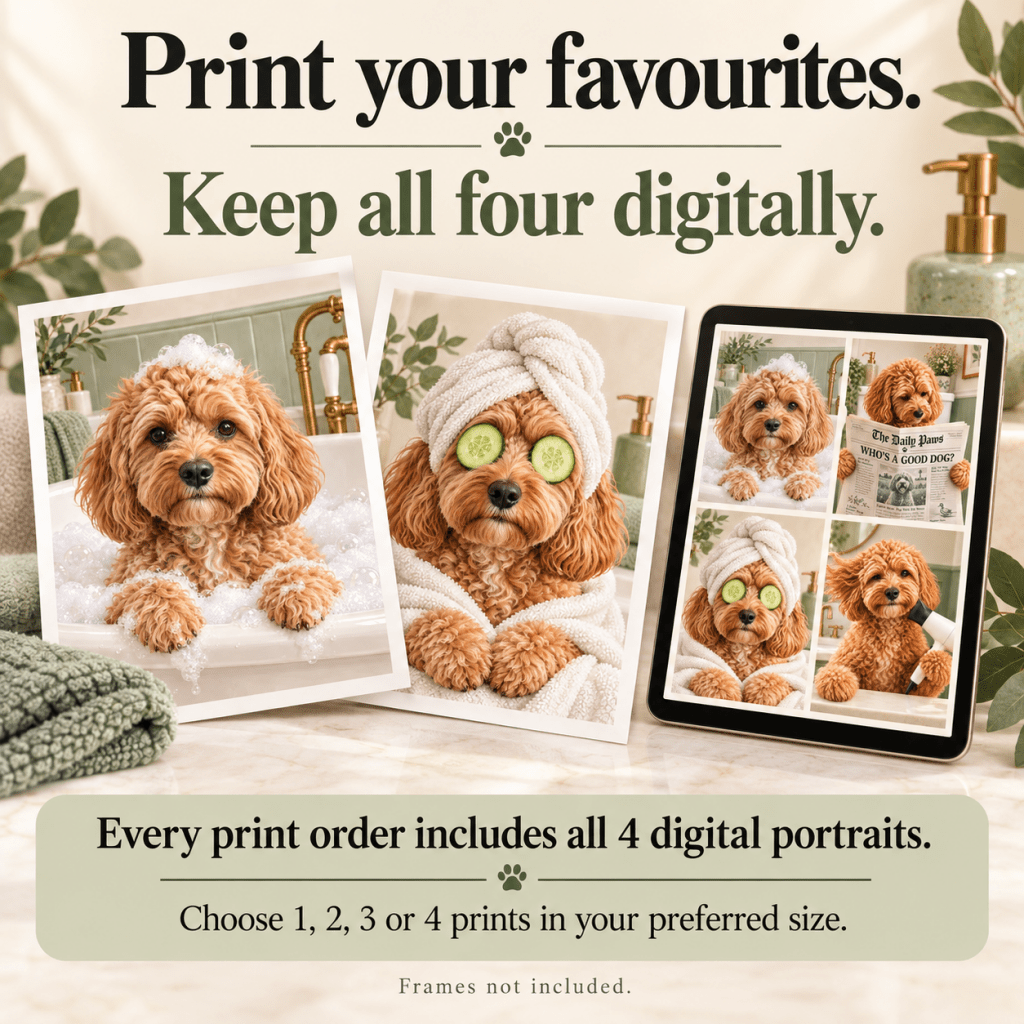 The Bathroom Collection — Custom Pet Portraits