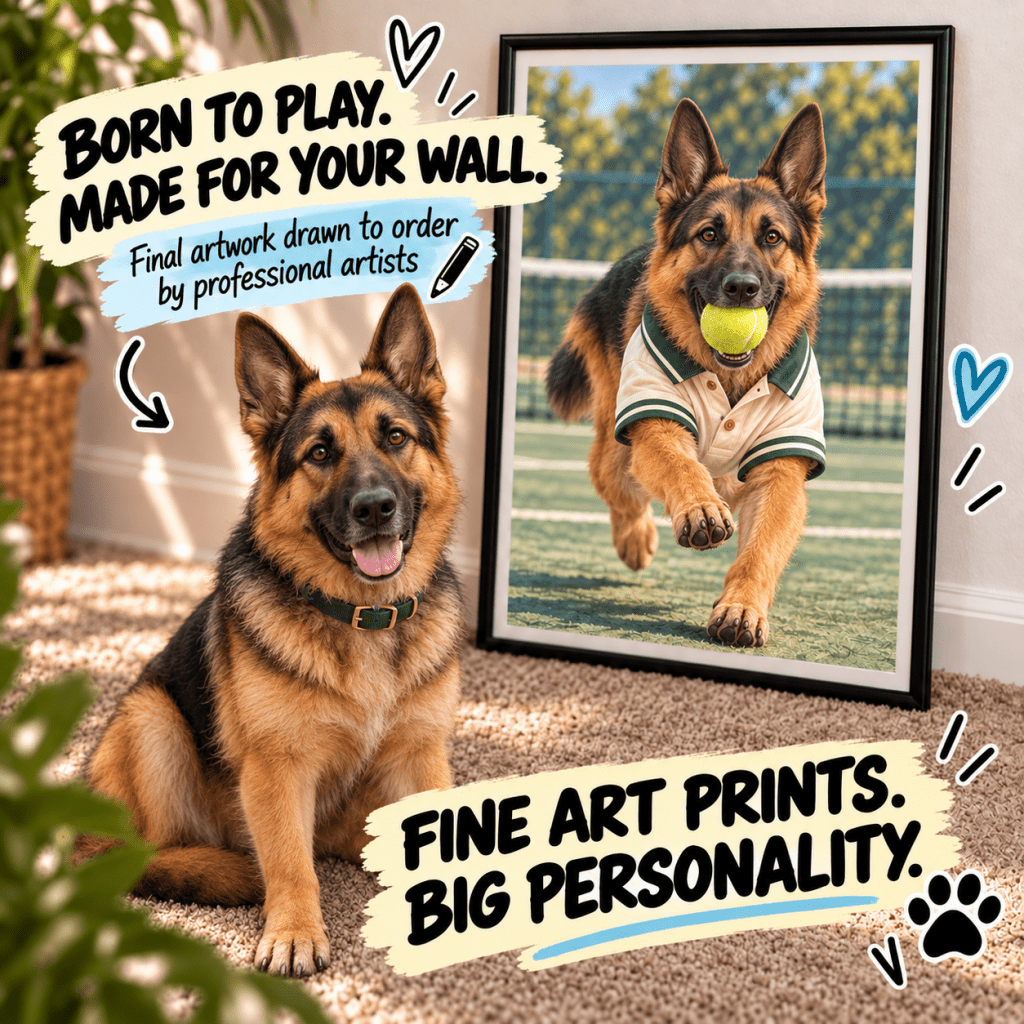 The Athlete Collection — Custom Pet Portraits