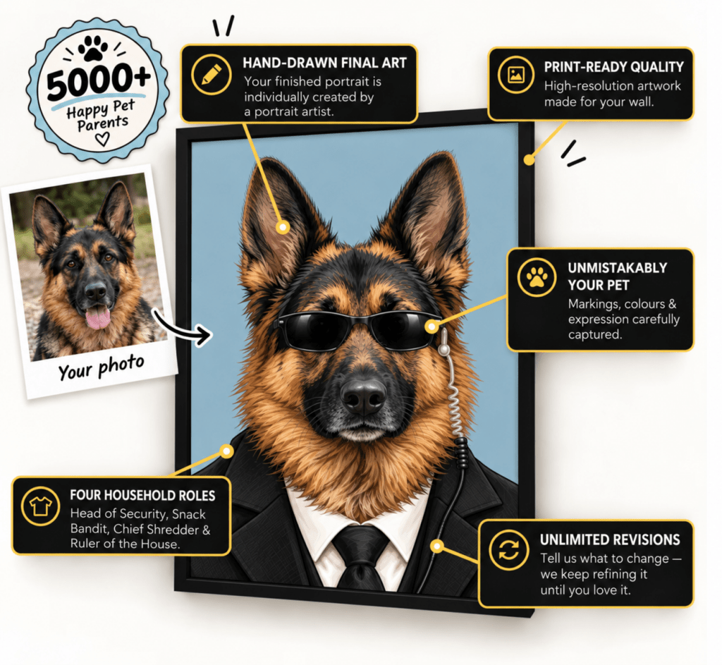 The Boss of the House Collection — Custom Pet Portraits