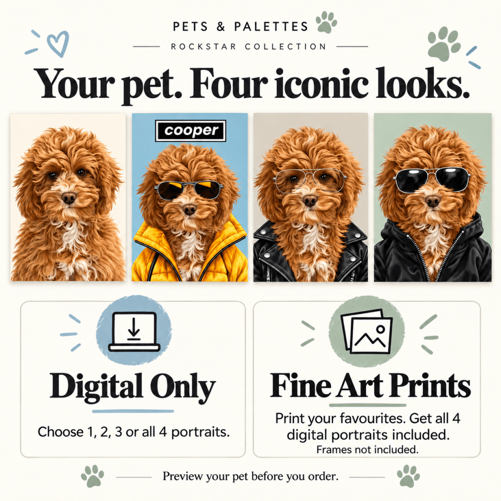 The Rockstar Collection — Custom Pet Portraits