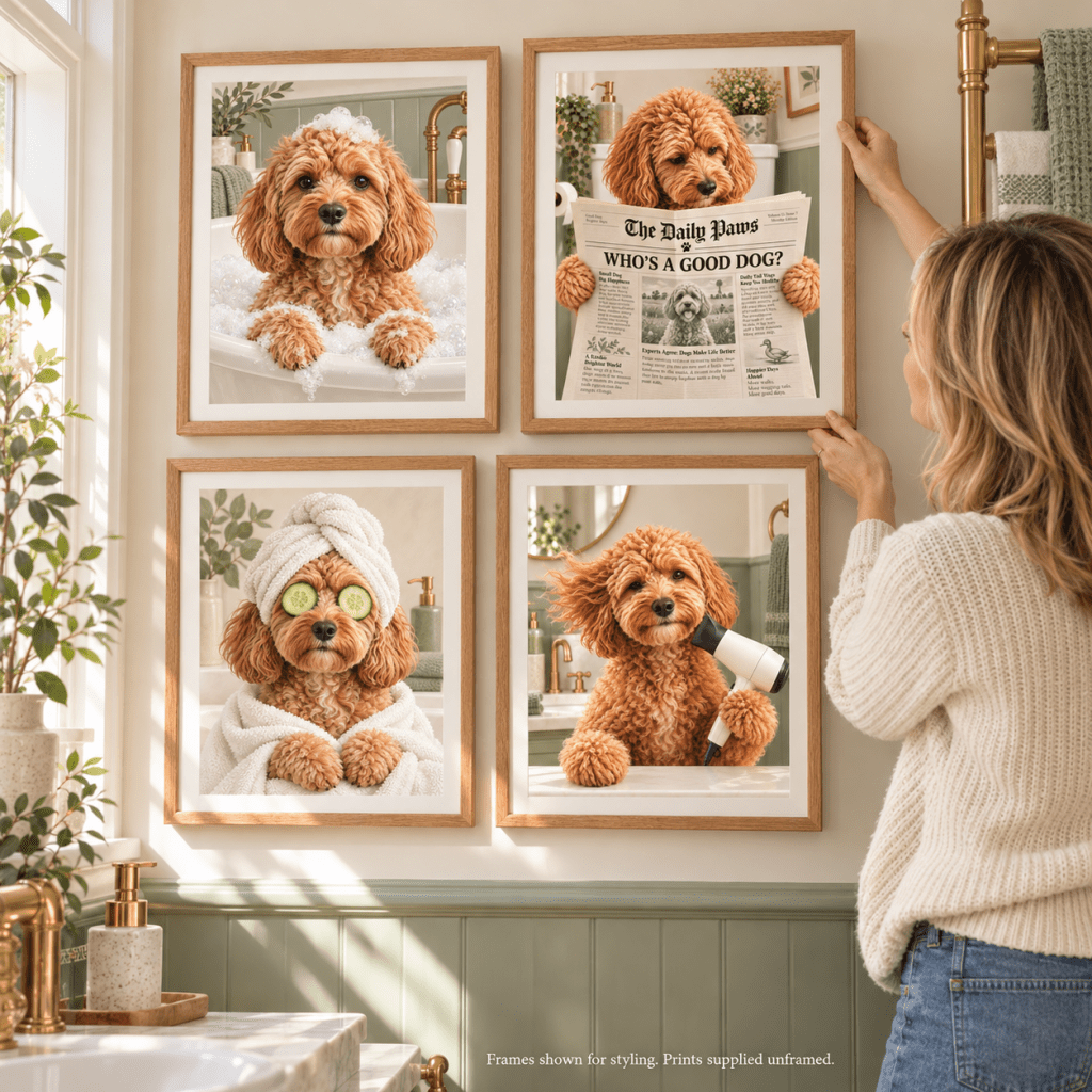 The Bathroom Collection — Custom Pet Portraits